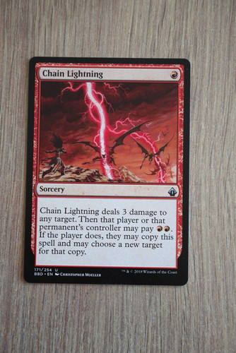 Magic mtg card - mtg, chain