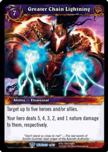 Greater chain lightning - chain,