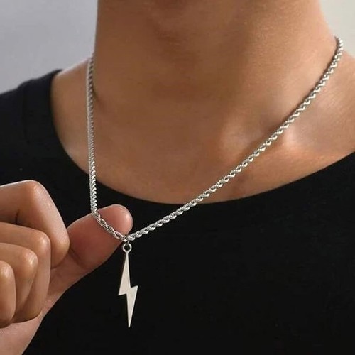Collana catena corda - , argento