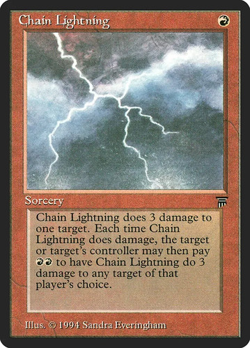 Mtg chain lightning - -,