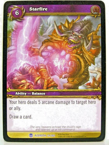World warcraft tcg heroes - world,