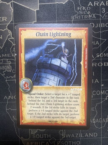 Chain lightning action - x1,