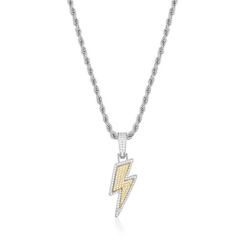 Collana con diamanti - , fulmini