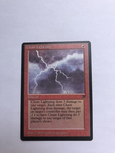 Chain lightning legends - legends, mtg