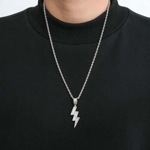 Collana con ciondolo fulmine
