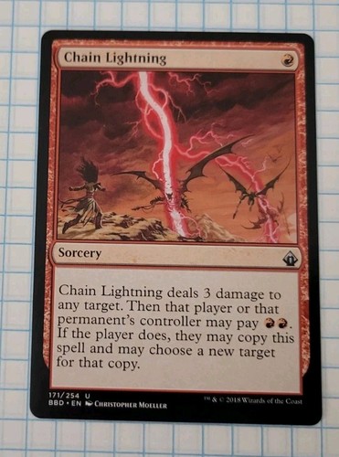Mtg chain lightning - -,