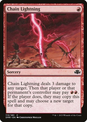 Mtg chain lightning - -,