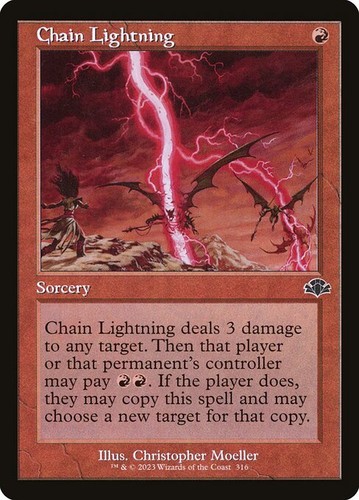 Mtg chain lightning retro - [mtg], (retro