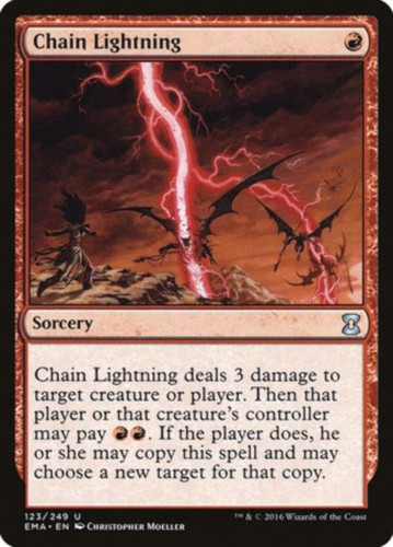 Mtg magic chain lightning - magic,