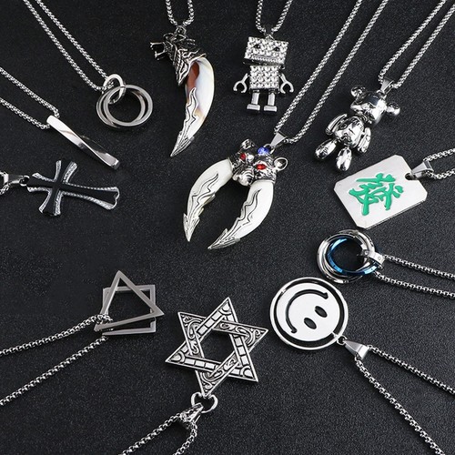 Collana ragazzo acciaio - collana,