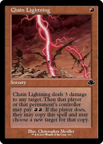 Mtg chain lightning 316 - mtg,