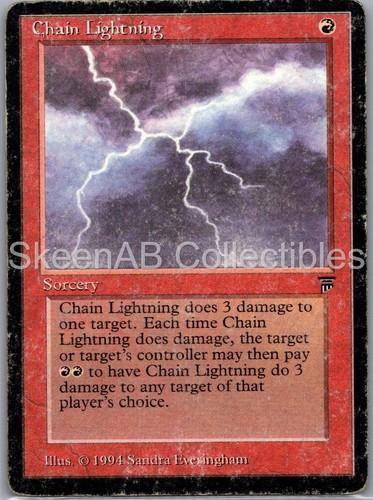 Mtg skeenab chain lightning - mtg,