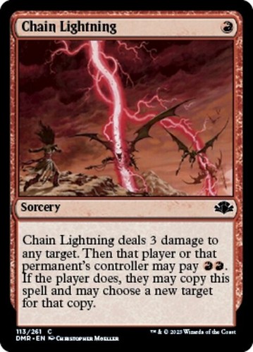 Chain lightning dominaria - ~,