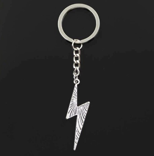 Lightning bolt keyring - lightning,